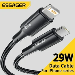 כבל טעינה מהיר לסמארטפון - טייפ C או אייפון TYPE C , IPHONE