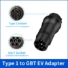 Teschev סוג 1 כדי מתאם gbt 32a ac עם ב j1772 טעינה עבור מחבר מטען חשמלי - AliExpress 34 – תמונה 3