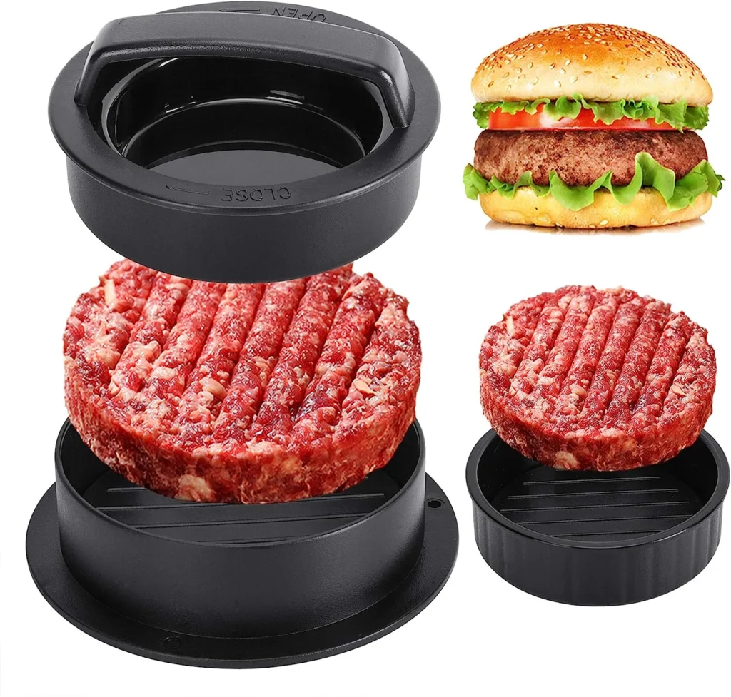מכשיר קציצות — Hamburger Press 3-in-1